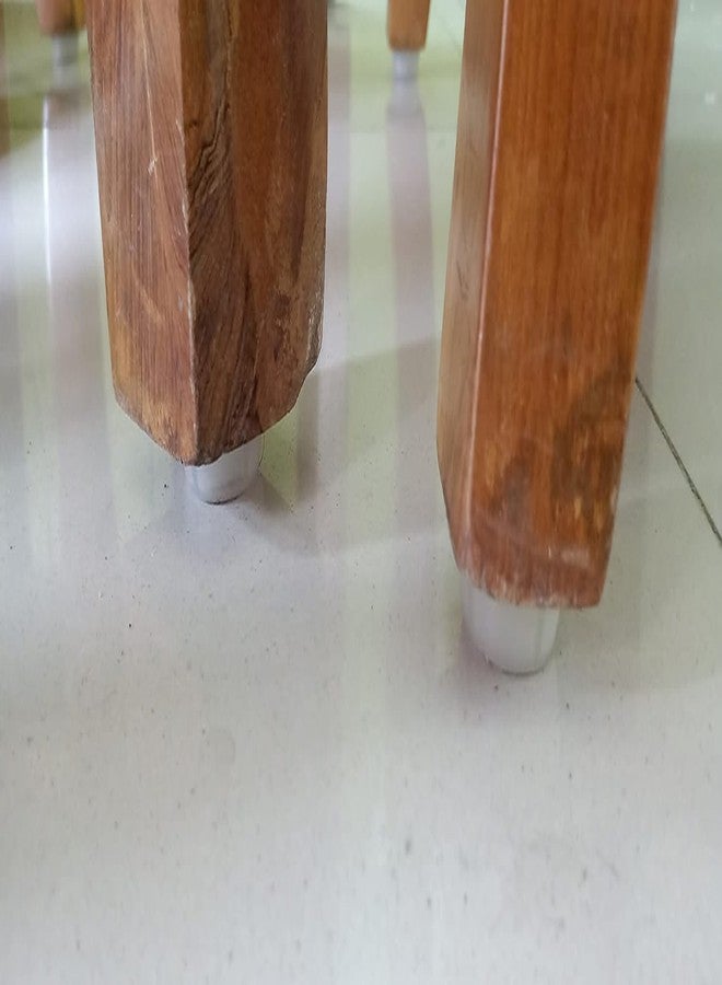 AVRIAN وسادات/مصدات أثاث دائرية من مادة PVC من AVRIAN، تُثبّت ببراغي، مانعة للانزلاق، لحماية الأرضيات، مناسبة للأثاث والأرائك والكراسي، تعمل على خفض الضوضاء. المقاس: 1 بوصة، اللون: أبيض (24) - Image 4